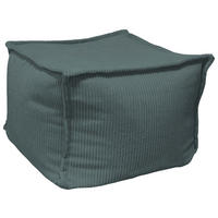 POUF Cord Dunkelgrau 70/70/40 cm  - Dunkelgrau, Design, Textil (70/70/40cm) - Carryhome