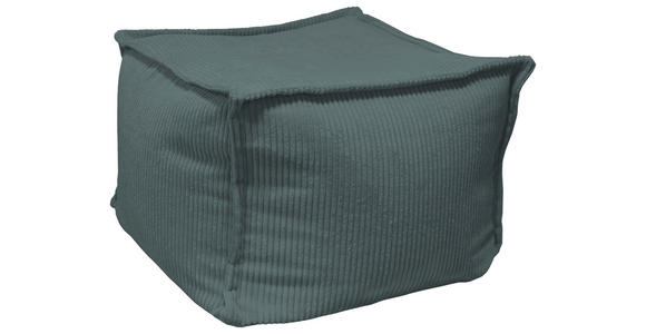 POUF Cord Dunkelgrau 70/70/40 cm  - Dunkelgrau, Design, Textil (70/70/40cm) - Carryhome