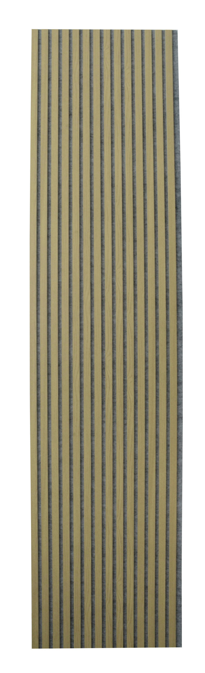 AKUSTIKPANEEL Eiche foliert Eichefarben 57.25/1.9/240 cm  - Eichefarben, KONVENTIONELL, Holzwerkstoff/Textil (57.25/1.9/240cm)