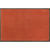 FUSSMATTE  40/60 cm  Rot  Uni  - Rot, KONVENTIONELL, Kunststoff/Textil (40/60cm) - wash+dry
