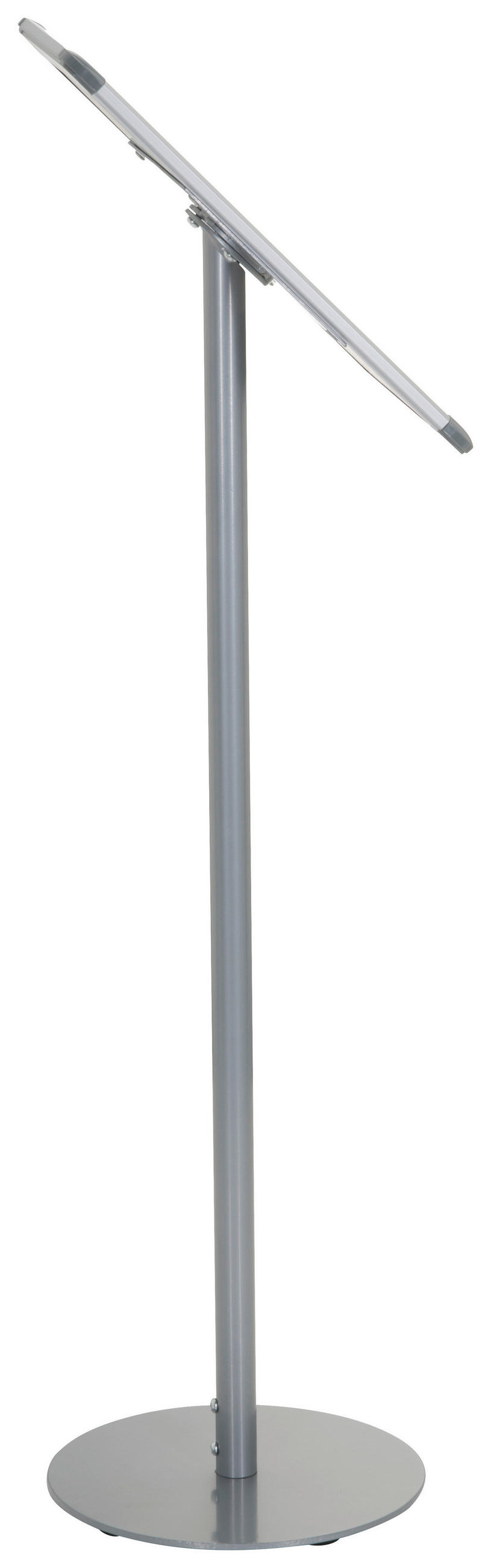 PLAKATSTÄNDER Metall Silberfarben  - Silberfarben, Basics, Metall (24/89,5/26cm) - MID.YOU