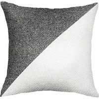 ZIERKISSEN   48/48 cm   - Anthrazit/Weiß, Basics, Textil (48/48cm)