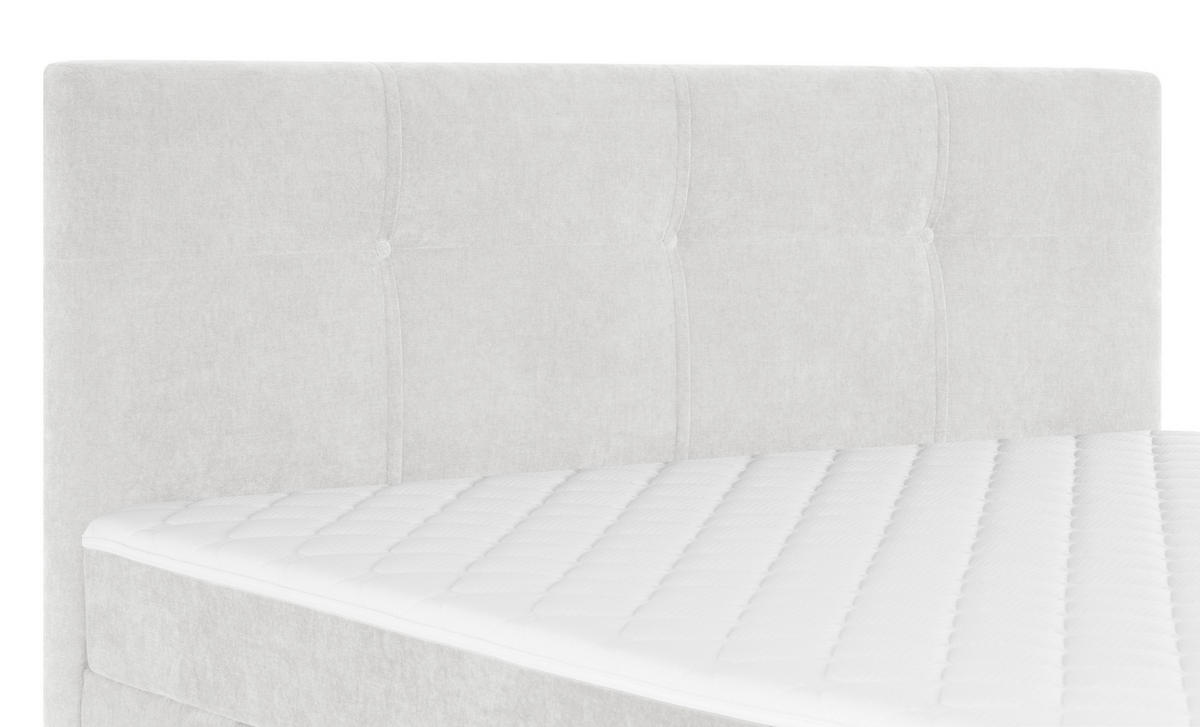 BOXBETT 140/200 cm  in Weiß  - Schwarz/Weiß, KONVENTIONELL, Holz/Textil (140/200cm) - Welnova