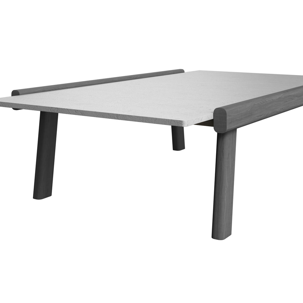 LOUNGETISCH 135/77/36 cm Holz, Kunststoff  - Graphitfarben/Grau, ROMANTIK / LANDHAUS, Holz/Kunststoff (135/77/36cm) - Dieter Knoll