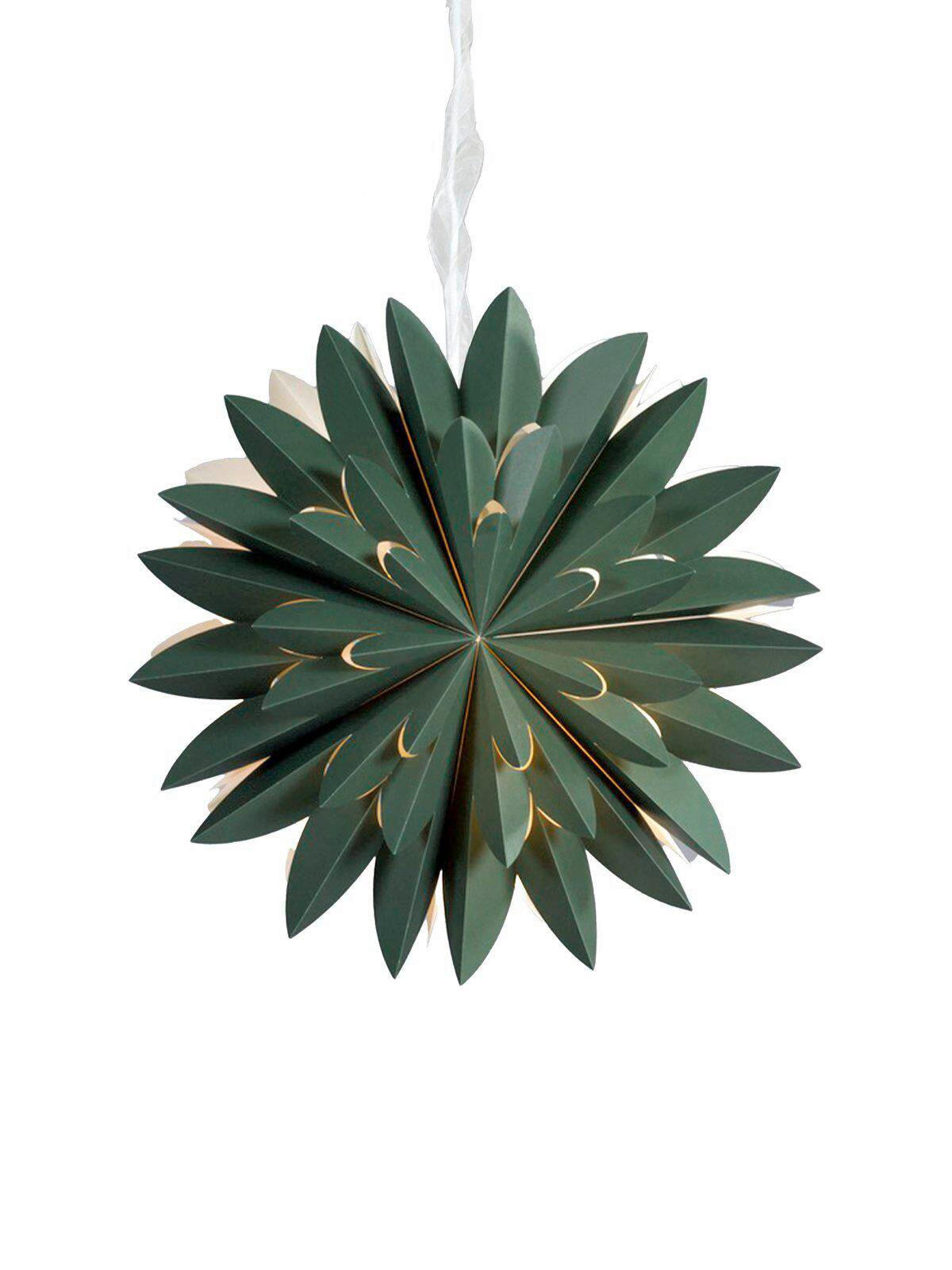 LEUCHTENSCHIRM PR Home Hyacint 50 cm  - Dunkelgrün, KONVENTIONELL, Papier (50cm)