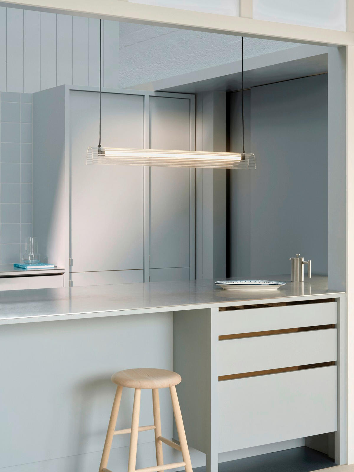 LED-HÄNGELEUCHTE Aliani 9/8/100 cm  - Schwarz, Design, Kunststoff (9/8/100cm) - Nordlux