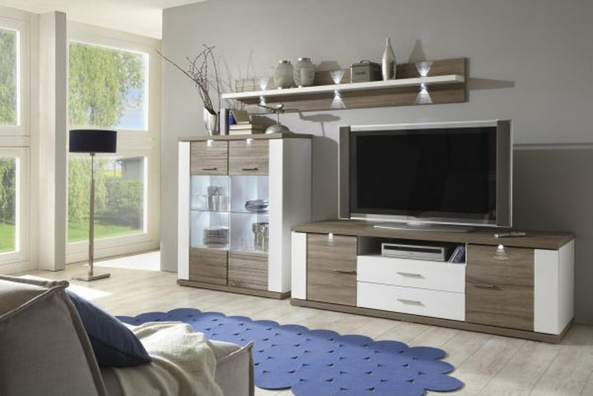 REGAL ZA DNEVNI BORAVAK   - Design (322,70/206,60/50cm) - Xora