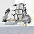 KOCHTOPFSET Edelstahl 5-teilig - Silberfarben, Basics, Metall - FISSLER