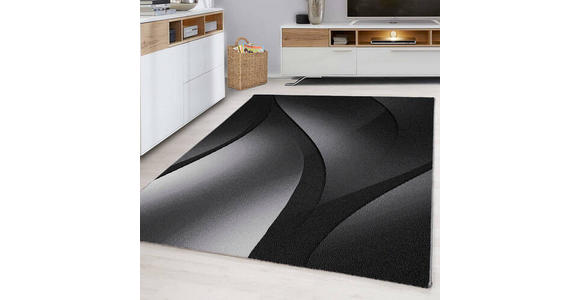 WEBTEPPICH 240/340 cm Plus Schwarz  - Schwarz, Basics, Textil (240/340cm) - Novel