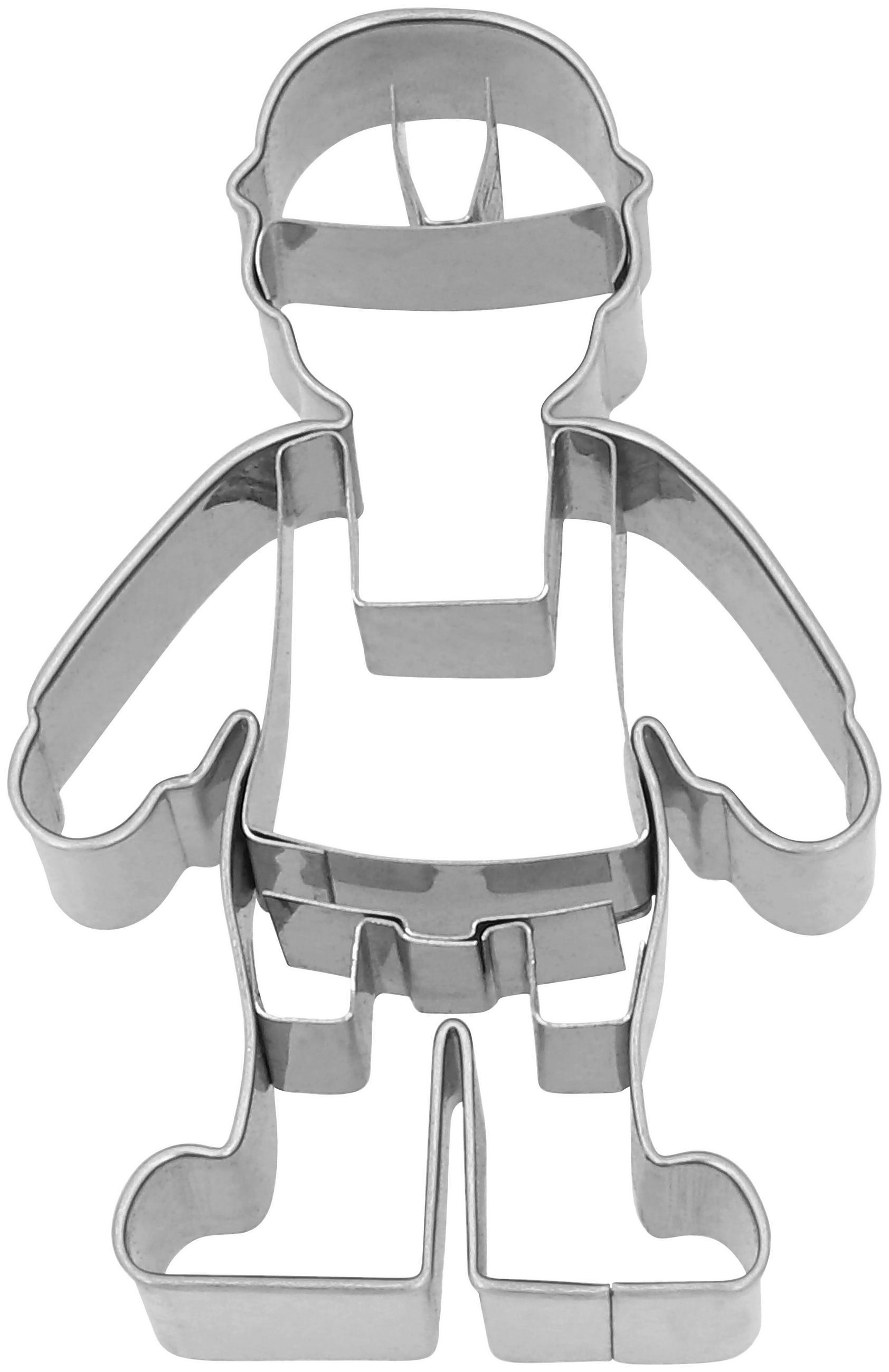 KEKSAUSSTECHFORM - Silberfarben, Basics, Metall (5,4/8/2,5cm) - Birkmann