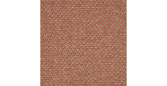 2-SITZER-SOFA in Flachgewebe Orange, Rostfarben  - Rostfarben/Schwarz, Design, Textil/Metall (178-226/83-113/96-177cm) - Dieter Knoll