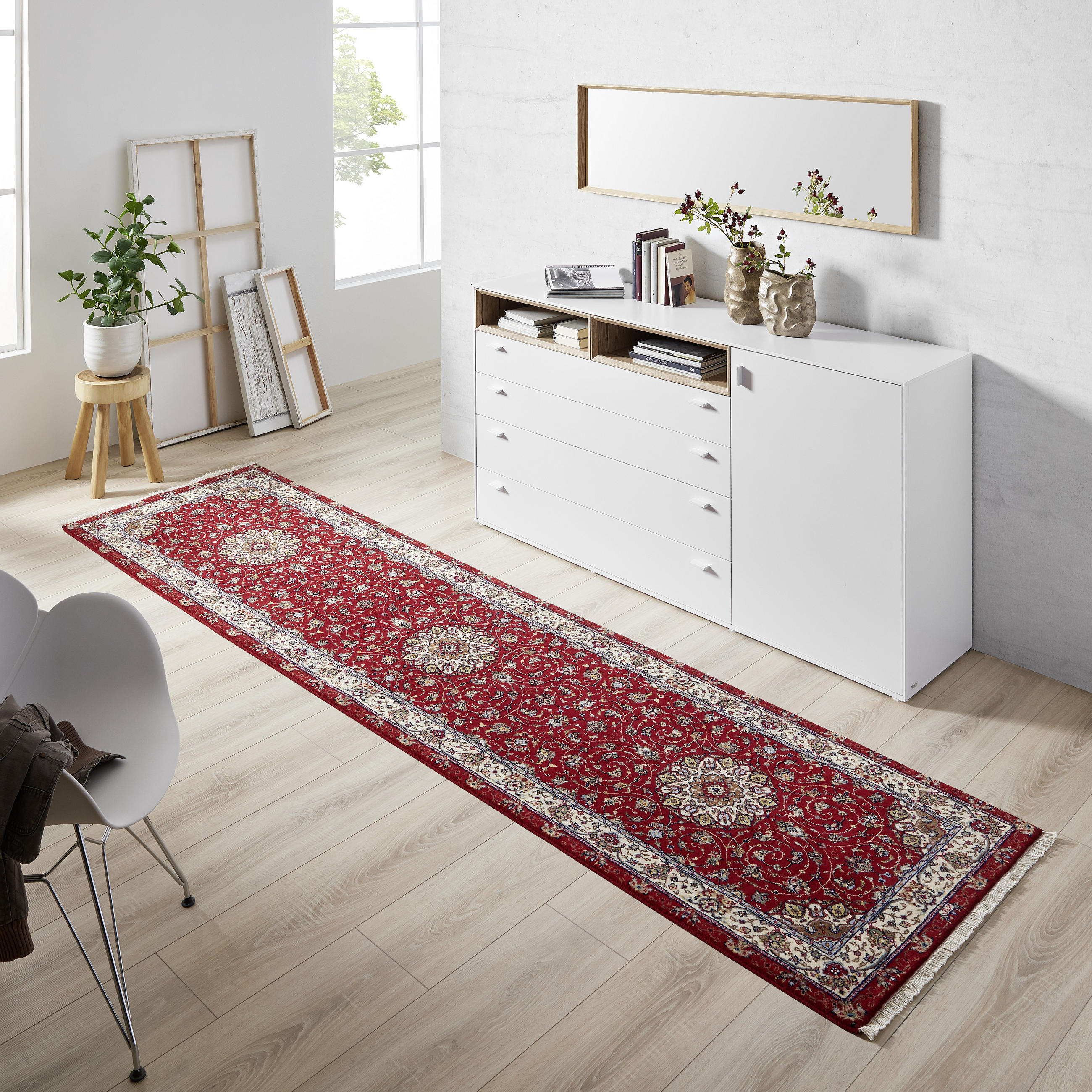 ORIENTTEPPICH 80/300 cm Tabriz Superior Rot  - Rot, Lifestyle, Textil (80/300cm) - Cazaris