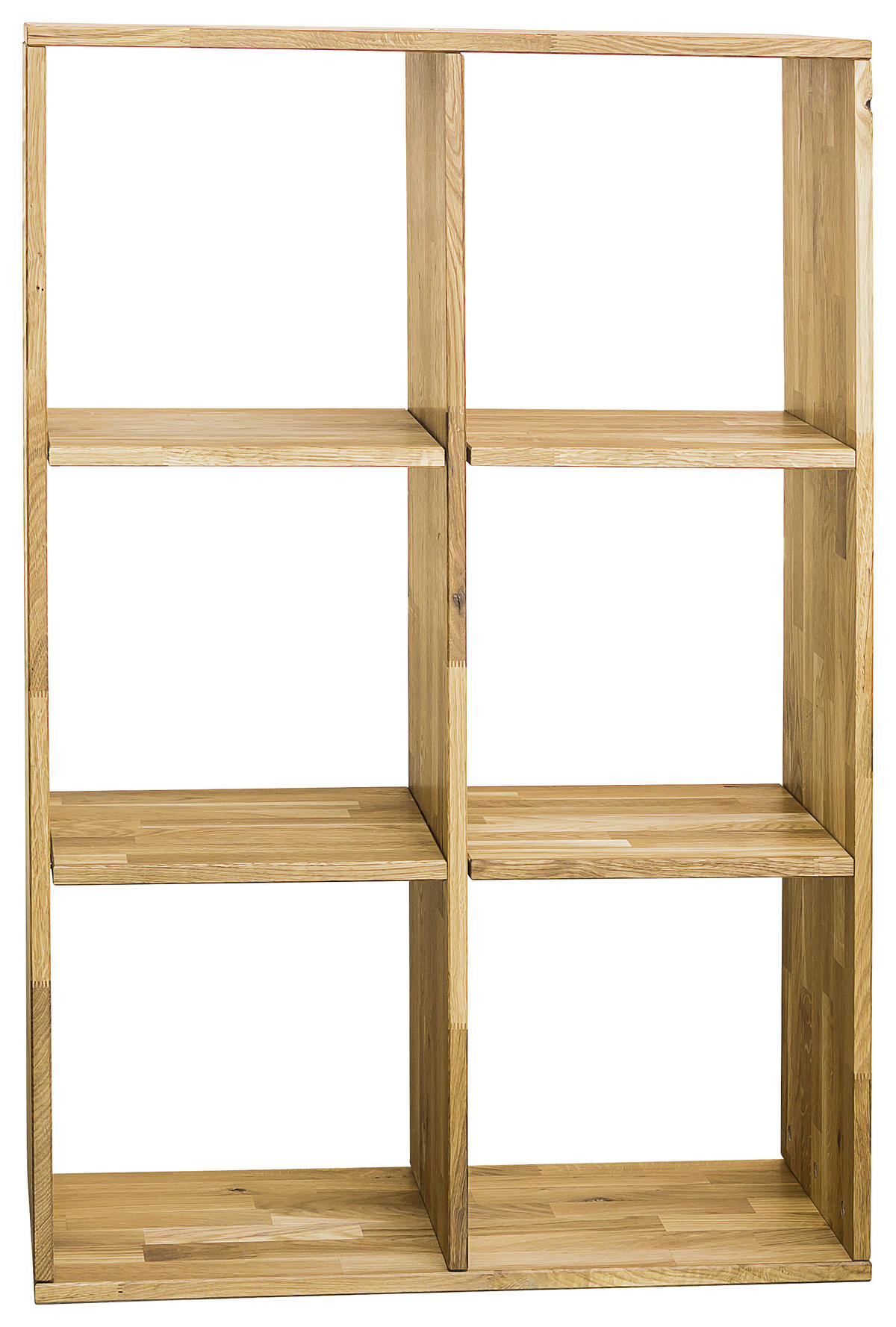 REGAL Wildeiche massiv Eichefarben  - Eichefarben, Natur, Holz (75,4/112,2/35cm) - Livetastic