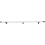 VORHANGSTANGENSET 100-190 cm  - Schwarz, Design, Metall (100-190cm) - Homeware
