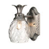 BADEZIMMER-WANDLEUCHTE - Nickelfarben, Lifestyle, Glas/Metall (22/12,4/16.5cm) - Elstead Lighting