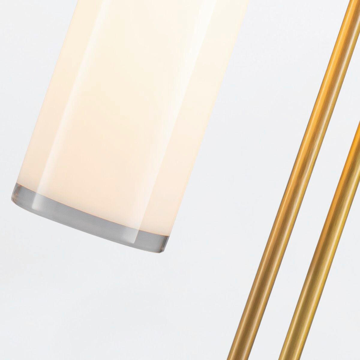 TISCHLEUCHTE Alora 18,8/56,5 cm   - Messingfarben, KONVENTIONELL, Glas/Metall (18,8/56,5cm) - Elstead Lighting