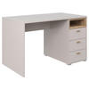 SCHREIBTISCH 120/70/74 cm  in Eichefarben, Sandfarben  - Sandfarben/Eichefarben, Konventionell, Holz/Holzwerkstoff (120/70/74cm) - Hom`in