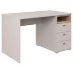 SCHREIBTISCH 120/70/74 cm  in Eichefarben, Sandfarben  - Sandfarben/Eichefarben, KONVENTIONELL, Holz/Holzwerkstoff (120/70/74cm) - Hom`in