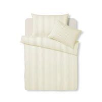 KOPFKISSENBEZUG Bio Stripe 50/70 cm  - Sandfarben, Basics, Textil (50/70cm) - Bio:Vio