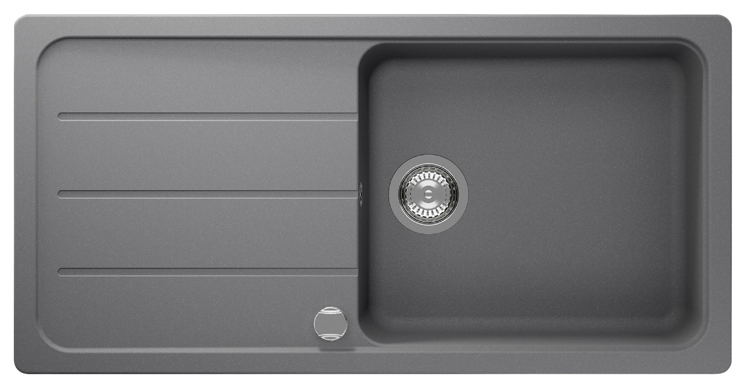 SPÜLE AUSTIN100X50G  - Grau, Design, Stein (100/20/50cm) - Respekta