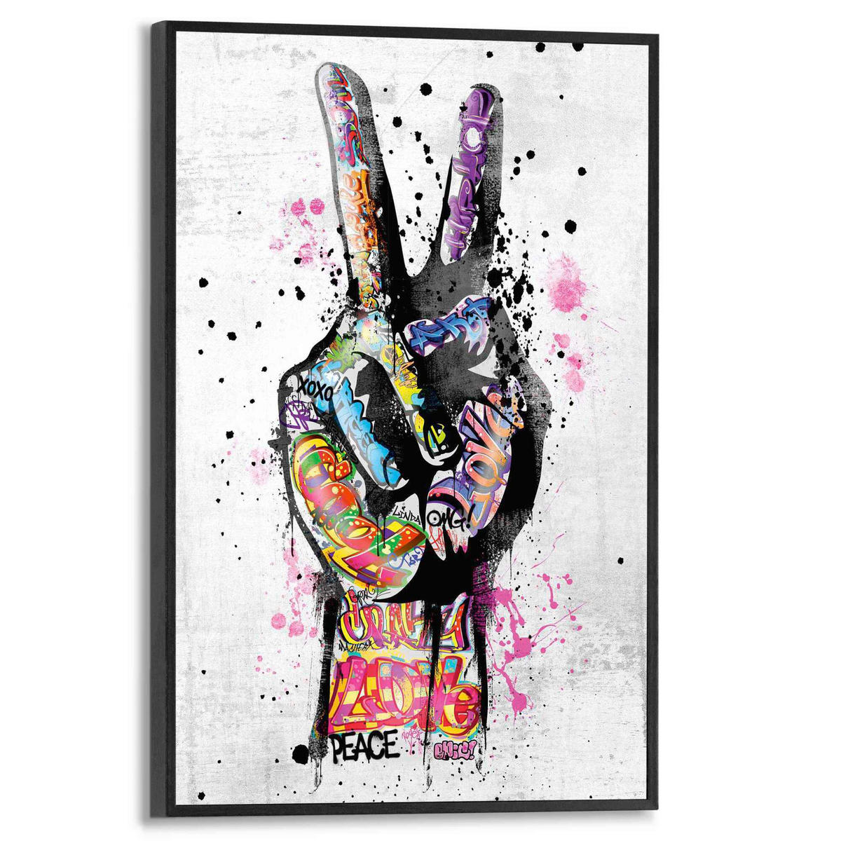 BILD 20/30 cm  - Schwarz, Trend, Holzwerkstoff (20/30cm) - Reinders!