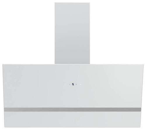 DUNSTABZUGSHAUBE CH24090WAM  - Weiß, Trend, Glas/Metall (89,5/74,2-109,2/38,5cm) - Respekta