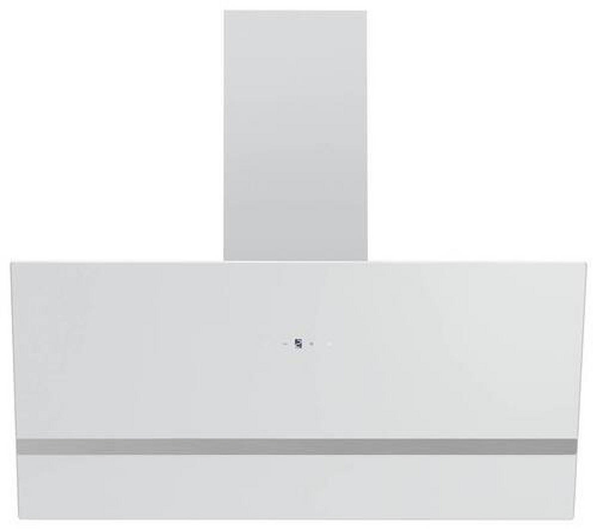 DUNSTABZUGSHAUBE CH24090WAM  - Weiß, Trend, Glas/Metall (89,5/74,2-109,2/38,5cm) - Respekta