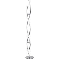 STOJACIA LED LAMPA, 20/20/136 cm - niklová, Konventionell, kov (20/20/136cm)