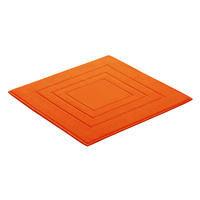 BADEMATTE Orange 60/60 cm  - Orange, Basics, Textil (60/60cm) - Vossen