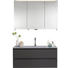 BADEZIMMER - Anthrazit/Grau, Design, Glas/Holzwerkstoff (100cm) BADEZIMMER - Anthrazit/Grau, Design, Glas/Holzwerkstoff (100cm)