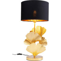 TISCHLEUCHTE 36/62/30 cm   - Goldfarben, Design, Textil/Metall (36/62/30cm) - Kare-Design