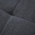 ECKSOFA in Chenille Dunkelblau  - Schwarz/Dunkelblau, MODERN, Textil/Metall (182/290cm) - Hom`in