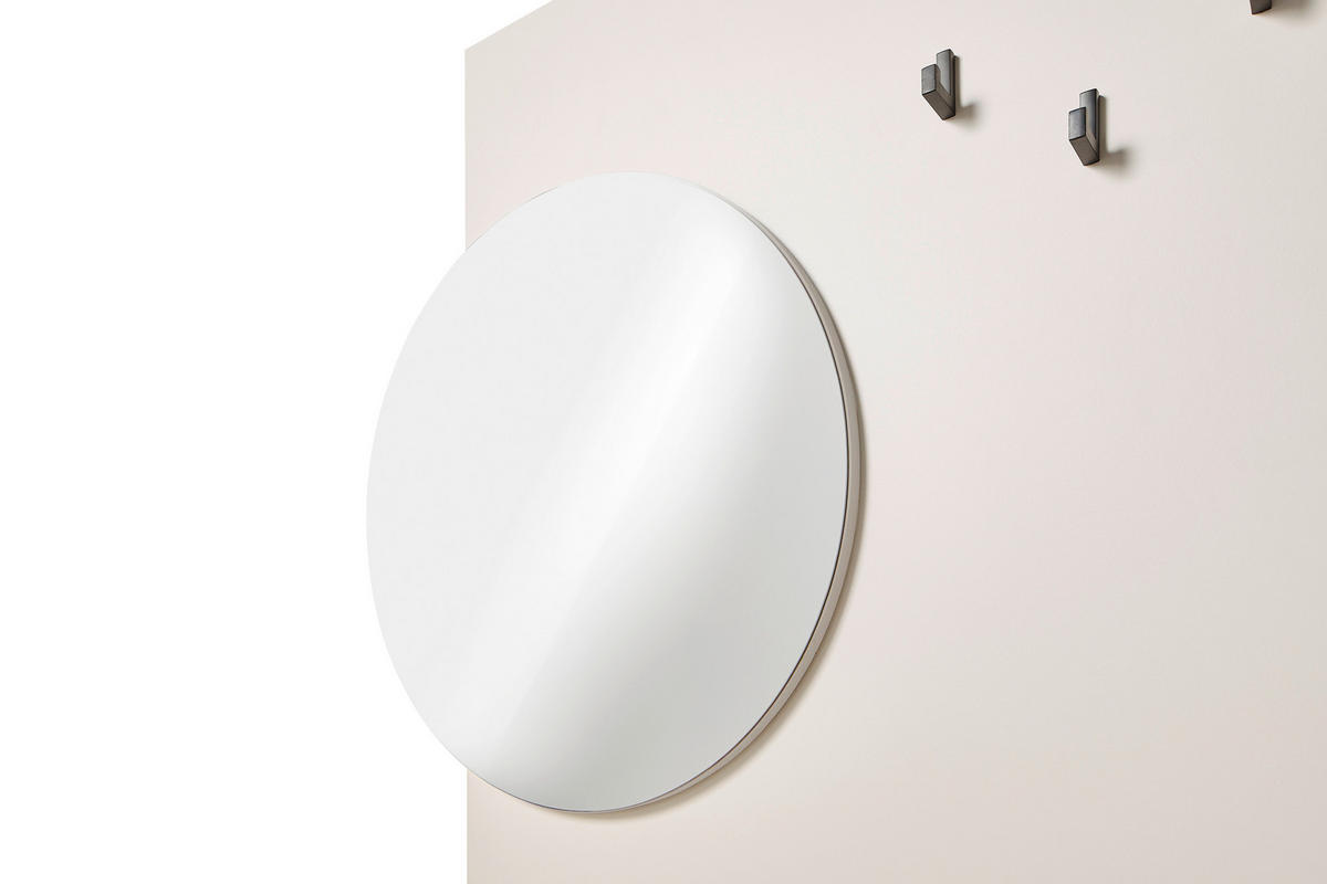 GARDEROBE 3-teilig  in 96/205/40 cm  - Kaschmir, Design, Glas/Holzwerkstoff (96/205/40cm) - Carryhome