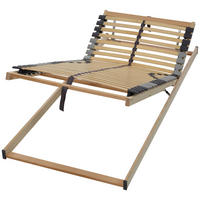 LATTENROST 90/200 cm Kopfteil, Fussteil verstellbar, Birke  - Naturfarben, Basics, Holz (90/200cm) - Novel