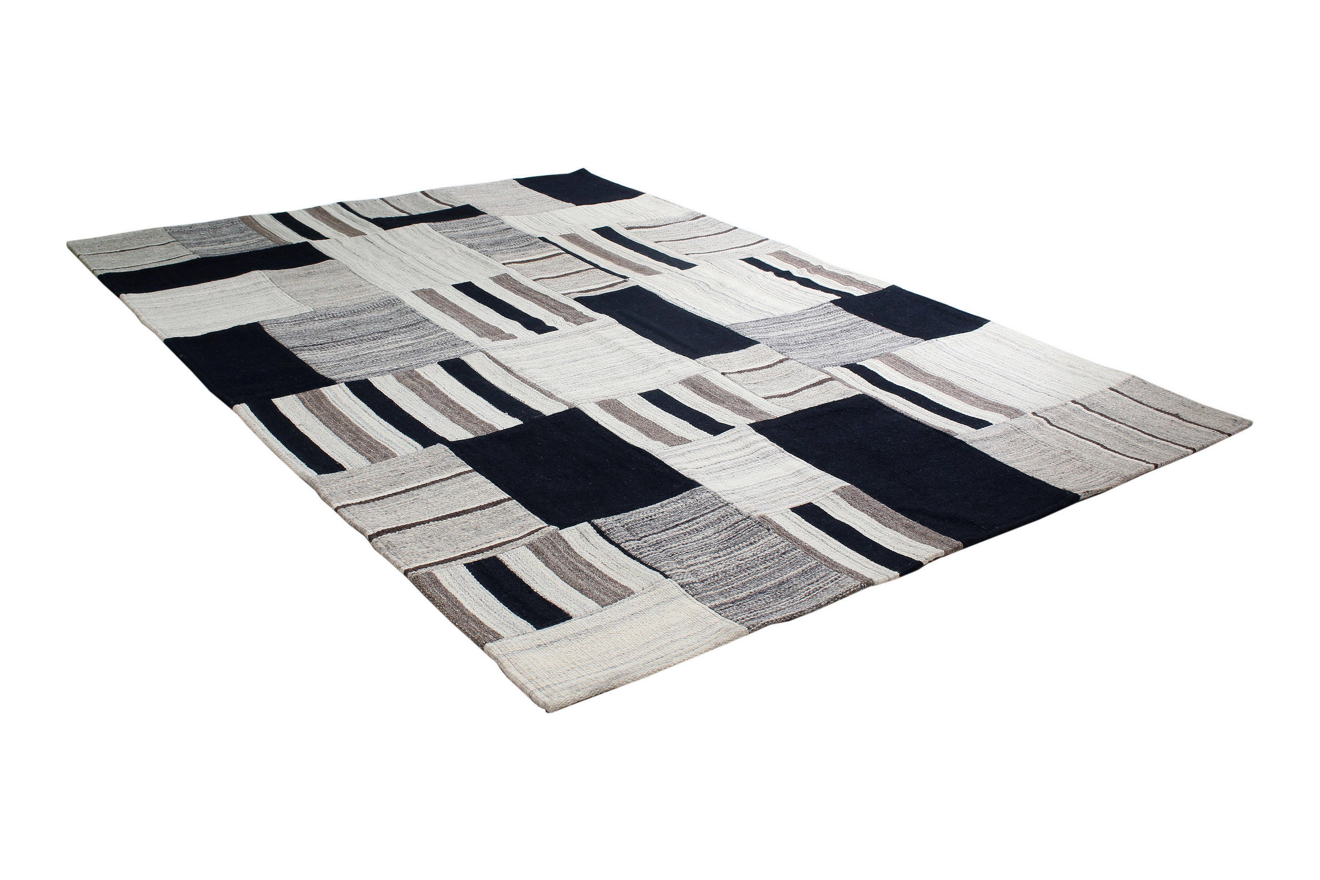 FLACHWEBETEPPICH 80/150 cm Grau, Multicolor  - Multicolor/Grau, Design, Textil (80/150cm) - Novel