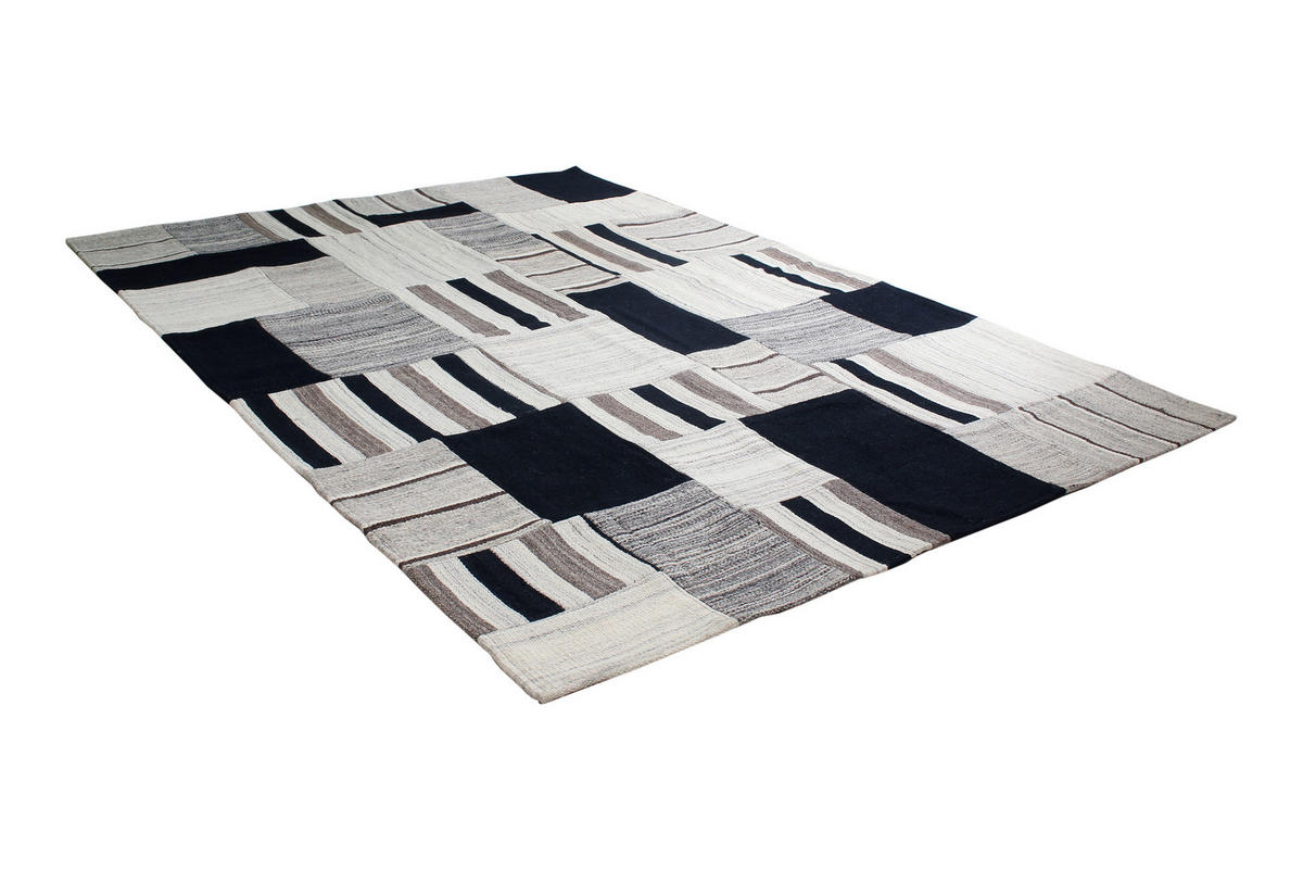 FLACHWEBETEPPICH 80/150 cm Grau, Multicolor  - Multicolor/Grau, Design, Textil (80/150cm) - Novel