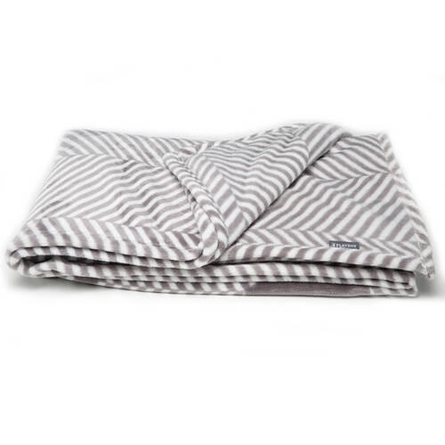 KUSCHELDECKE 150/220 cm  - Weiß/Grau, Basics, Textil (150/220cm) - Playboy