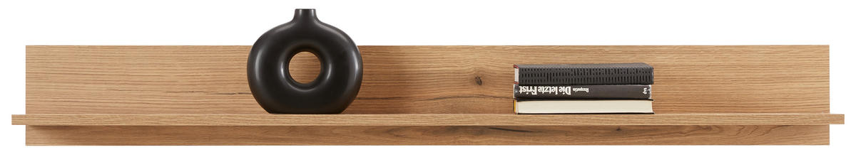 POLIȚĂ DE PERETE in 127,5/16/17,6 cm  - Modern, material pe bază de lemn (127,5/16/17,6cm) - Hom`in