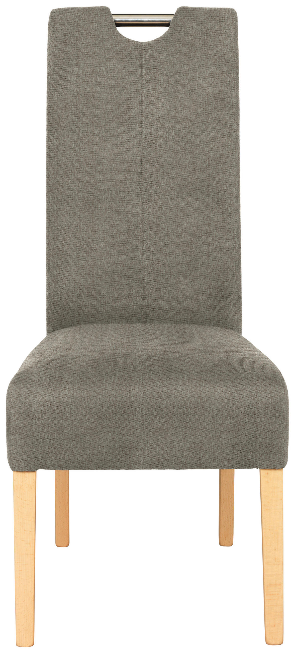 STUHL in Holz, Metall, Textil Buchefarben, Greige  - Greige/Buchefarben, Natur, Holz/Textil (47/103/60cm) - Cantus