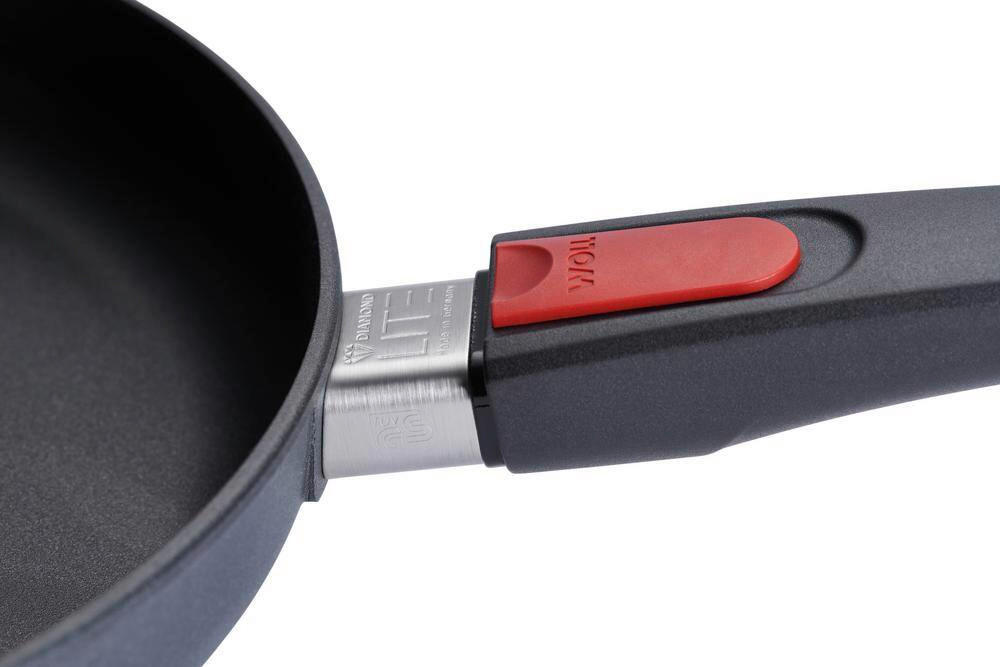 PÁNEV NA SMAŽENÍ  nepřilnavý povrch PTFE  20 cm  - antracitová, Basics, kov (20cm) - WOLL