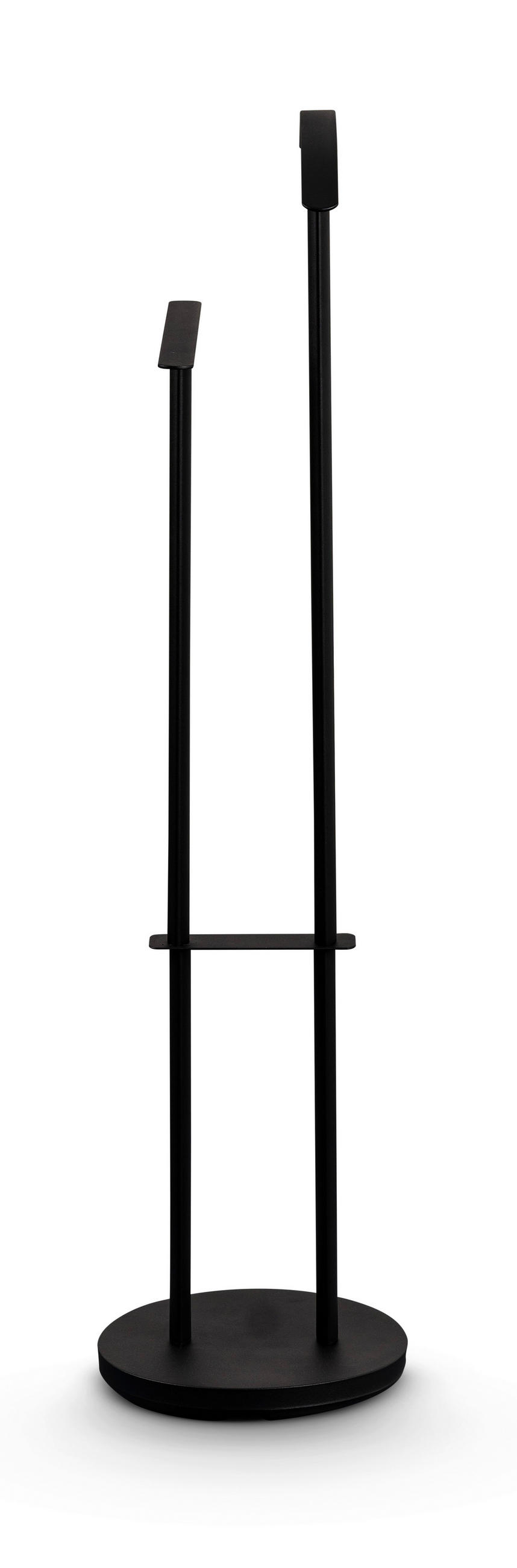 HERRENDIENER in Schwarz 45/113/28 cm   - Schwarz, Design, Metall (45/113/28cm) - Xora