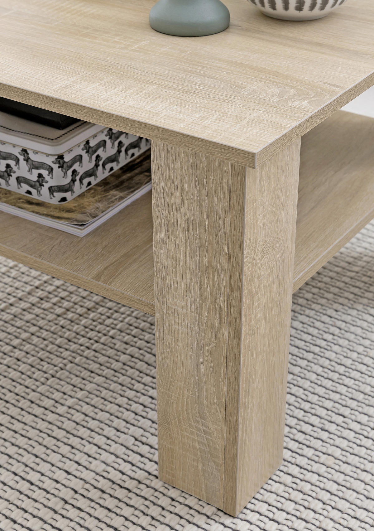 KLUB STOLIĆ boje hrasta  drvni materijal  - boje hrasta, Konvencionalno, drvni materijal (60/60/42cm) - MID.YOU