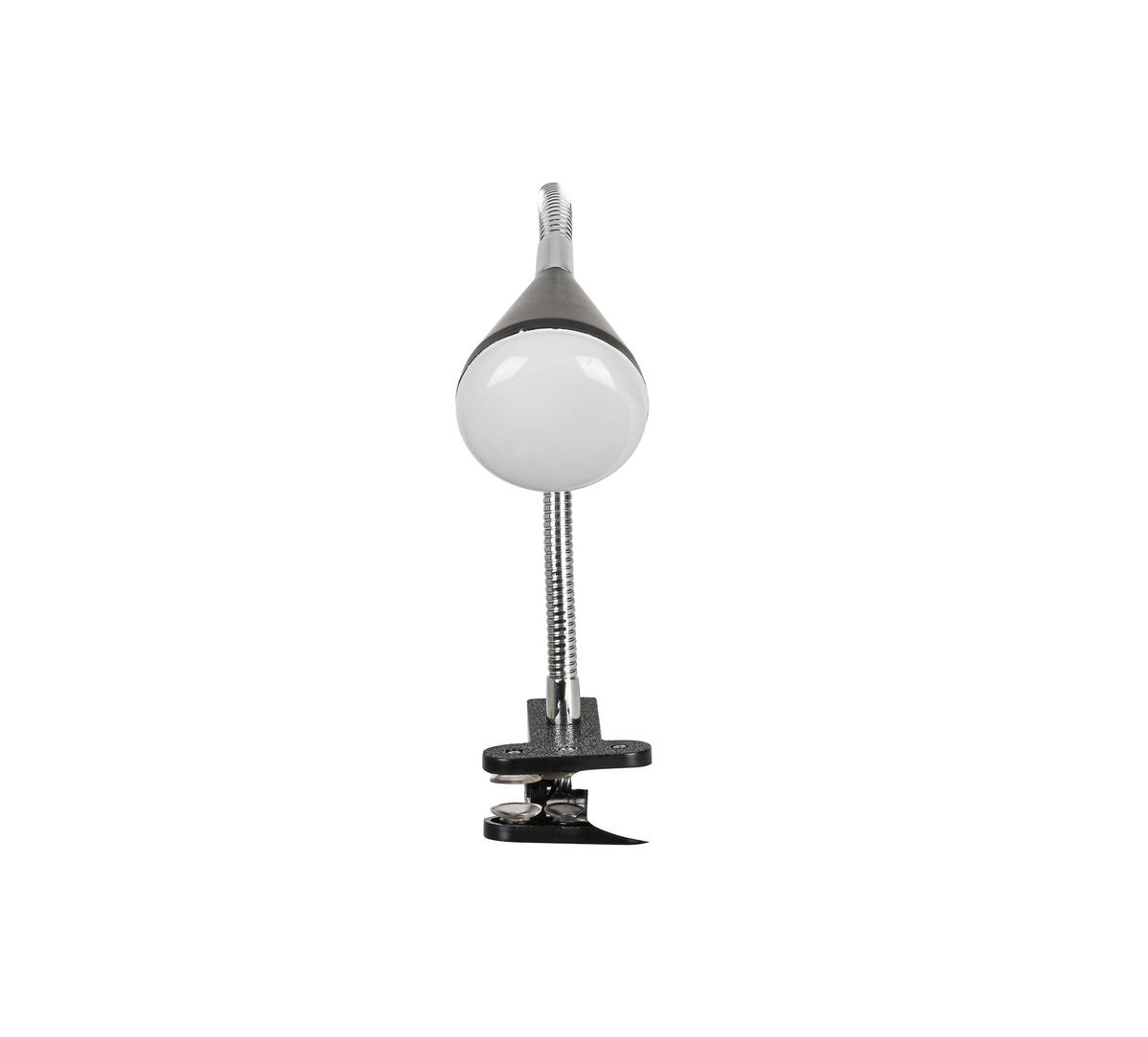 LED-KLEMMLEUCHTE 42/6/10 cm   - Chromfarben/Transparent, Basics, Kunststoff/Metall (42/6/10cm) - Boxxx