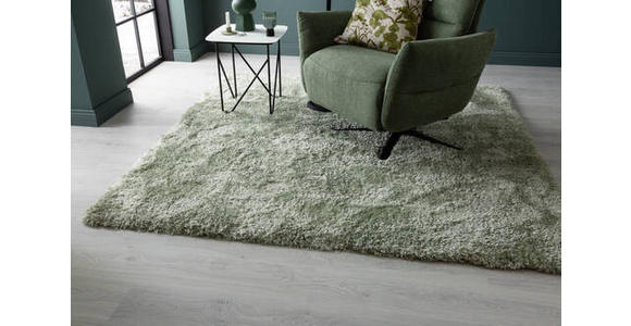 HOCHFLORTEPPICH 67/130 cm Heaven Salbeigrün - Salbeigrün, Design, Textil (67/130cm) - Novel