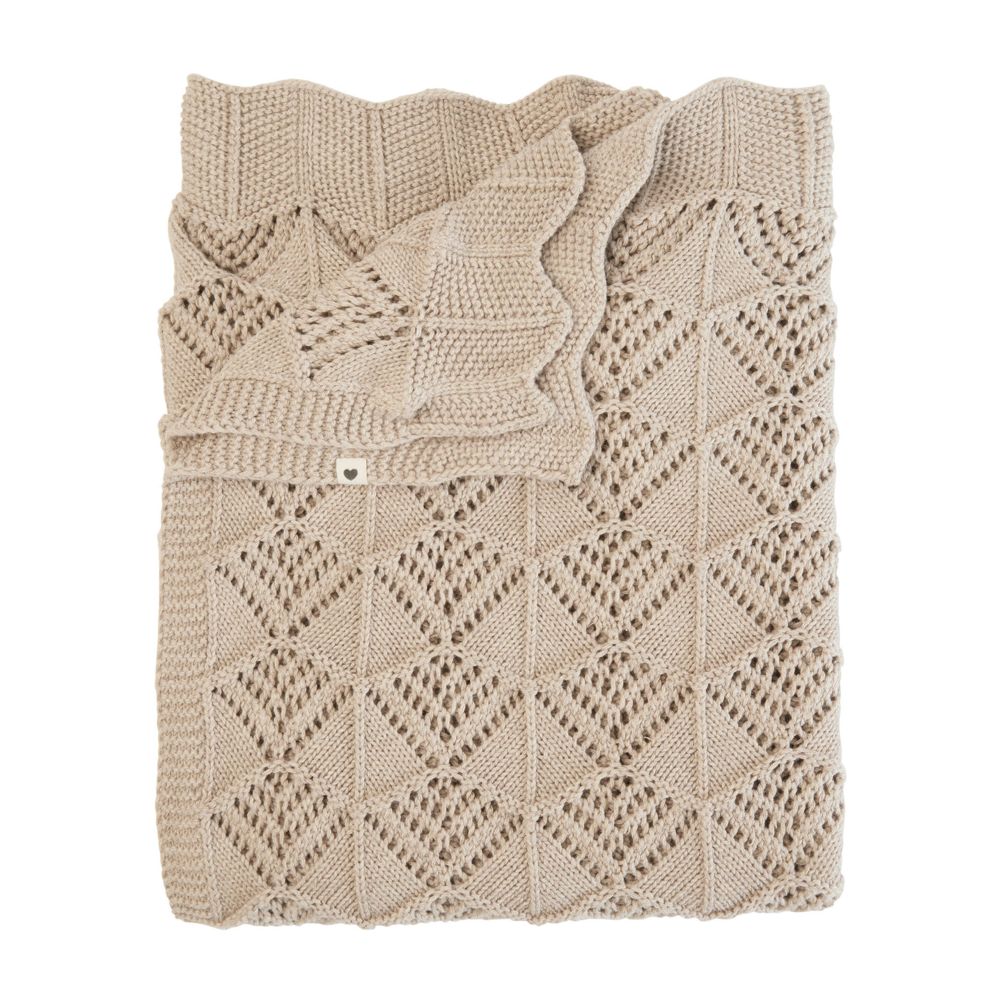 SCHMUSEDECKE 24/24 cm  - Hellgelb, Design, Textil (24/24cm)