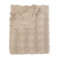 SCHMUSEDECKE 24/24 cm  - Hellgelb, Design, Textil (24/24cm)