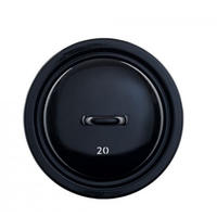 TOPFDECKEL 20 cm  - Schwarz, Basics, Metall (20cm) - Riess