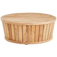 GARTENBEISTELLTISCH 80/80/30 cm Holz  - Naturfarben, KONVENTIONELL, Holz (80/80/30cm) - Jan Kurtz