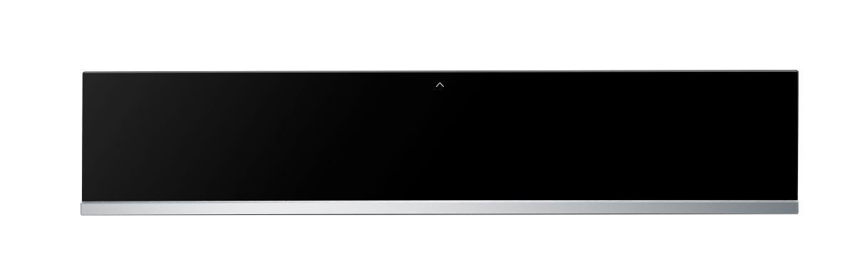 WÄRMESCHUBLADE WS1560BL  - Schwarz, Basics, Glas/Metall (59,5/14,1/54,1cm) - Midea