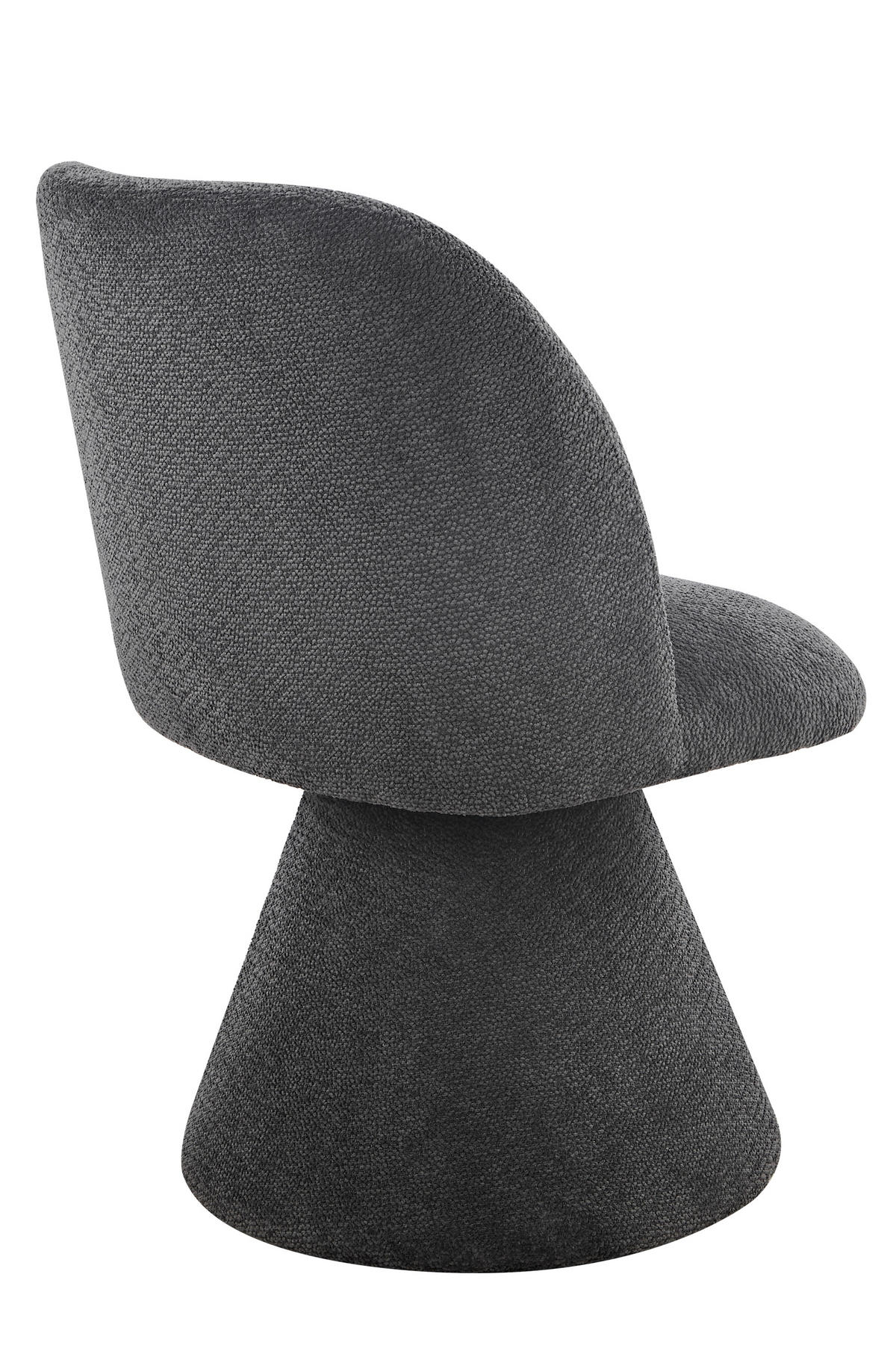 STUHL-SET 2 Stück  in Stahl Webstoff  - Anthrazit, MODERN, Textil/Metall (54/84/61cm) - MID.YOU